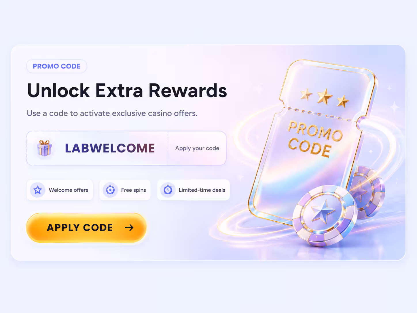 CasinoLab promo code